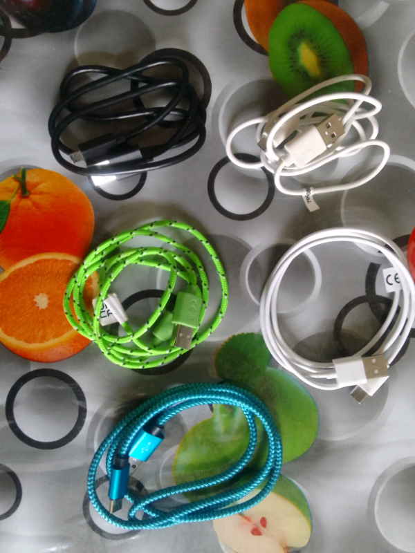 Samsung galaxy cables (5) items new 