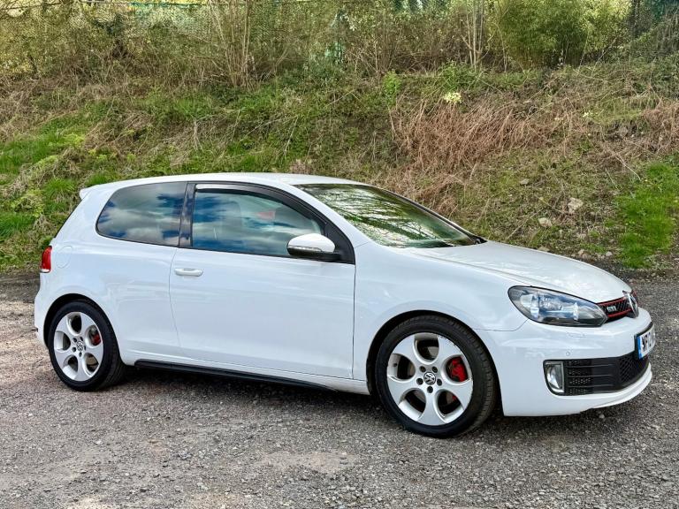 2012 VOLKSWAGEN GOLF GTI 2.0 TSI MK6 MANUAL 3DR LEATHER CANDY WHITE BLACK LTHR 