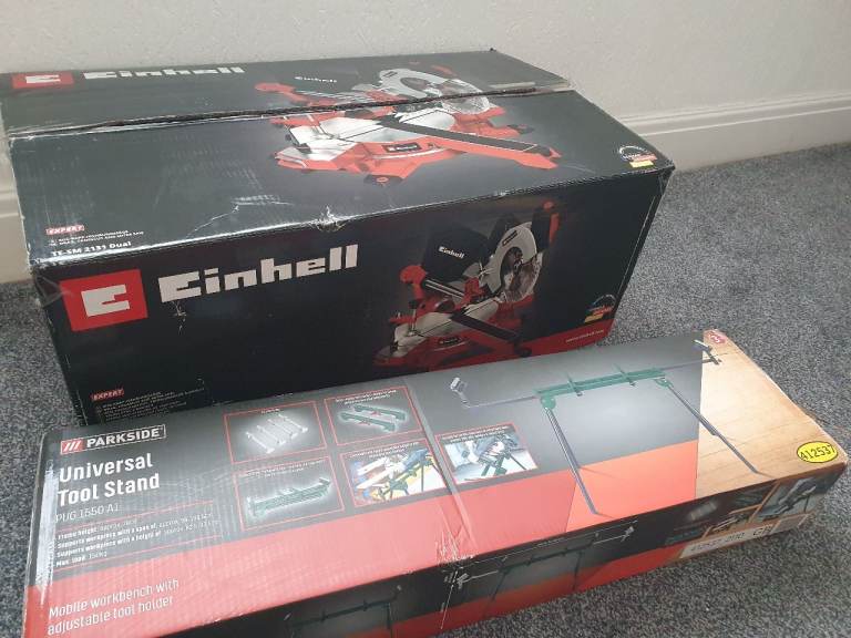 Crosscut and mitre saw with stand 