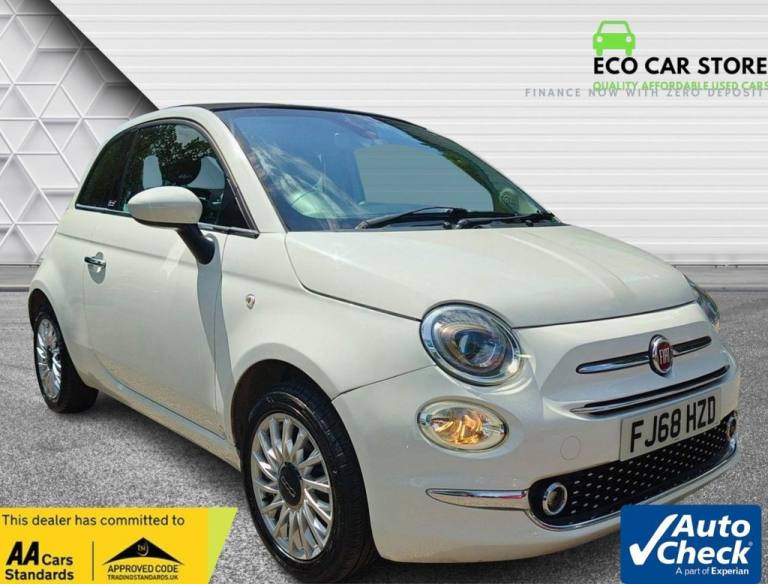2018 Fiat 500C 1.2 Lounge Convertible 2dr Petrol Dualogic Euro 6 (s/s) (69 bhp) Convertible Petro...