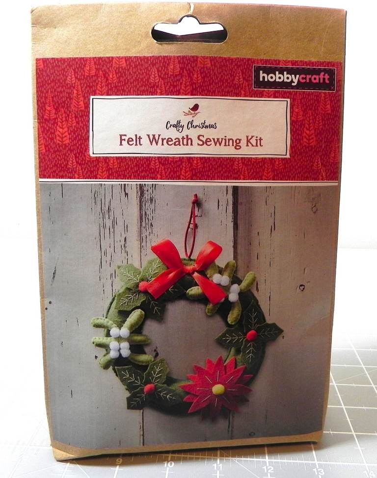 Felt Wreath Sewing Kit. Hobbycraft