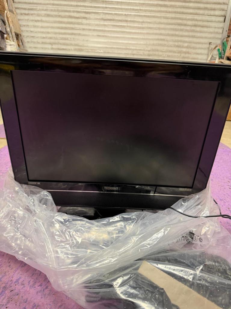 22” Technika Black Flat Screen TV – Good Condition