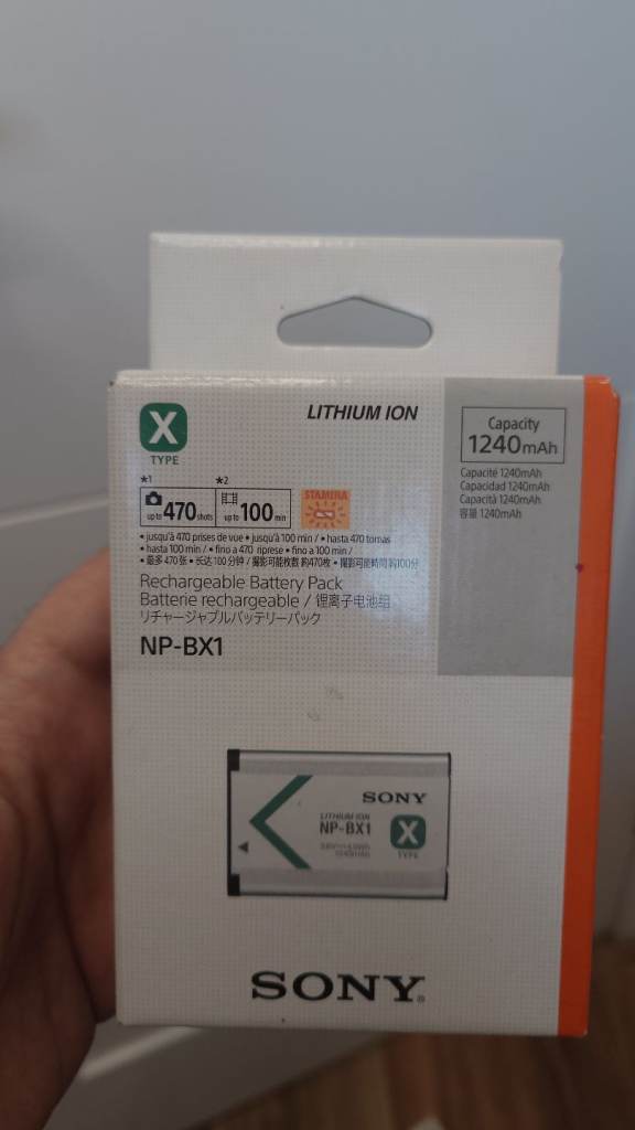 Sony Camera Battery NP-BX1 - New 