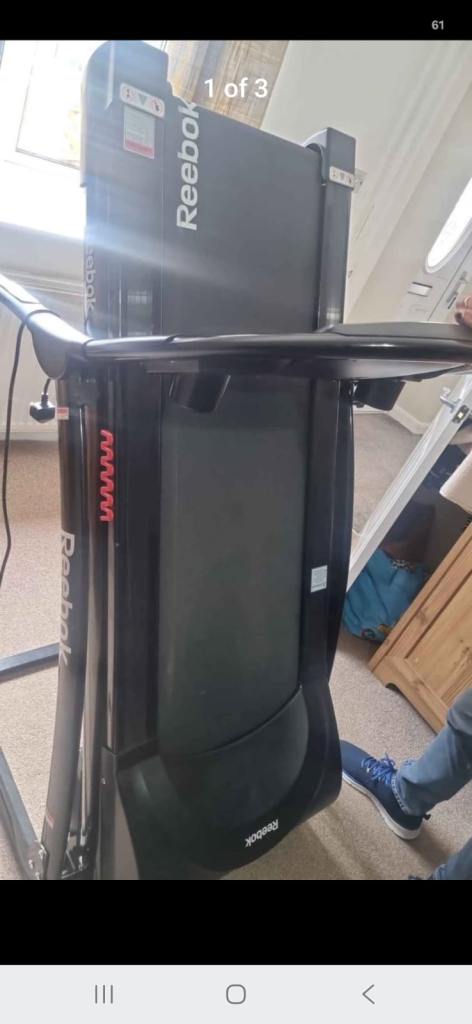 Reebok 2.0 Treadmill – Black, Good Working Order