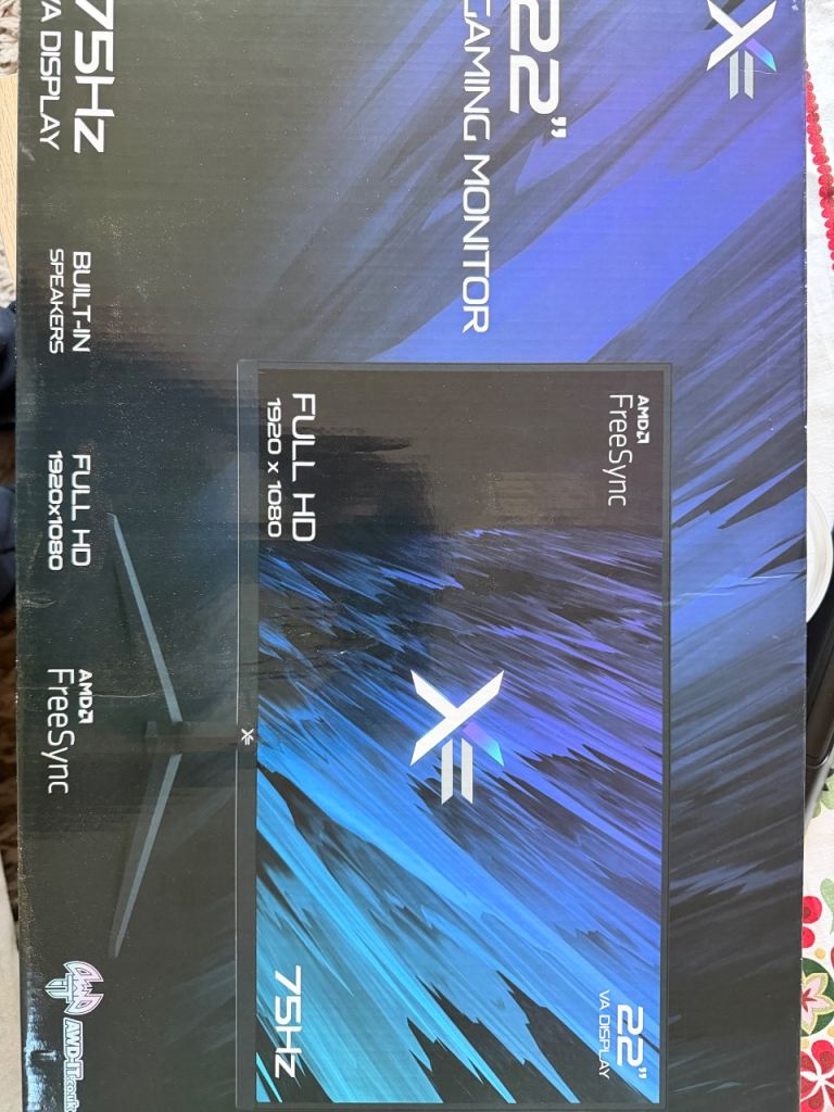 X=E XG22VA 22-inch Gaming Monitor - New, Full HD 75Hz