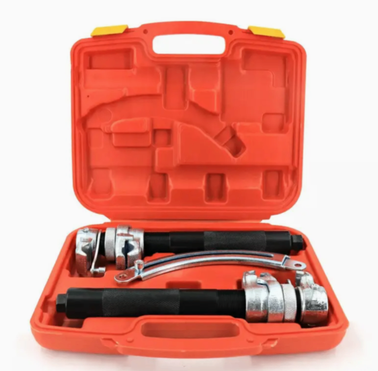 Heavy Duty Coil Spring Compressor Hook Strut Clamp Suspension Car Tool Set Red