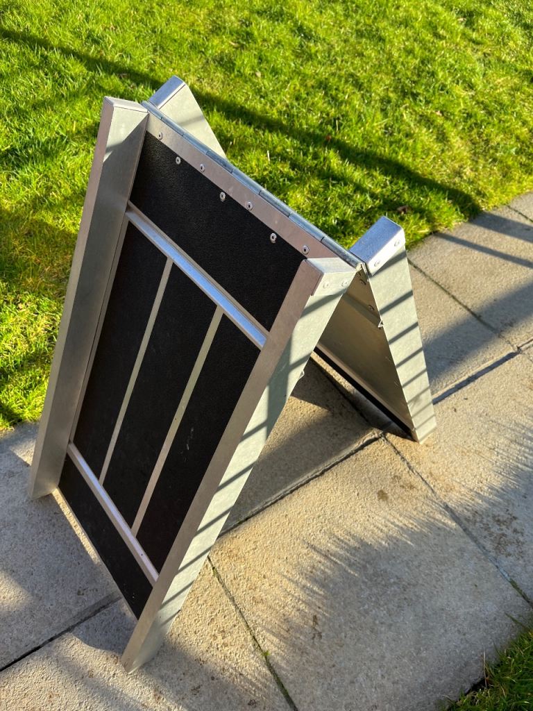 Sturdy Dog Ramp made for a German Shepherd by an engineering firm