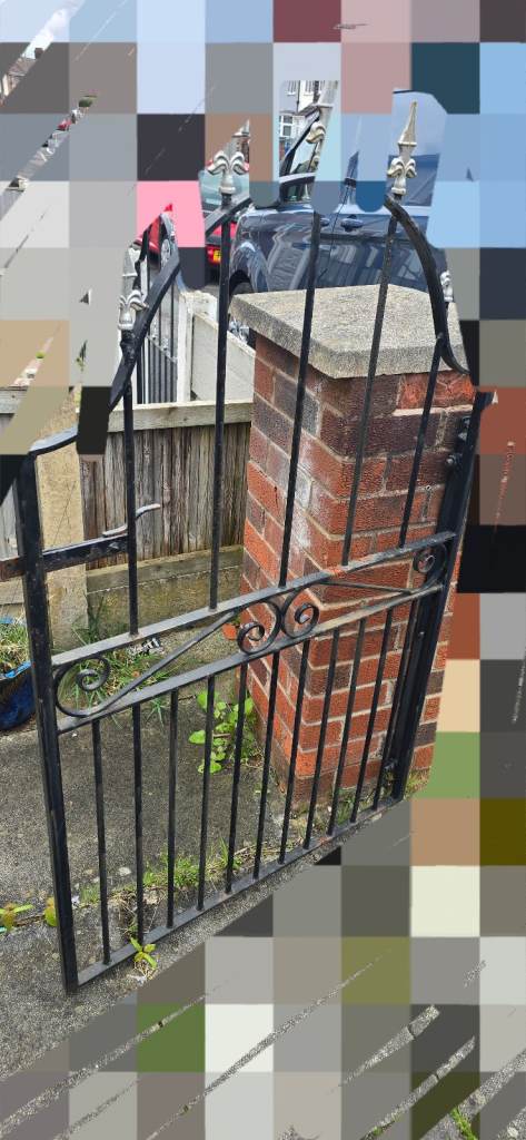 Iron Gates, driveway and front gate