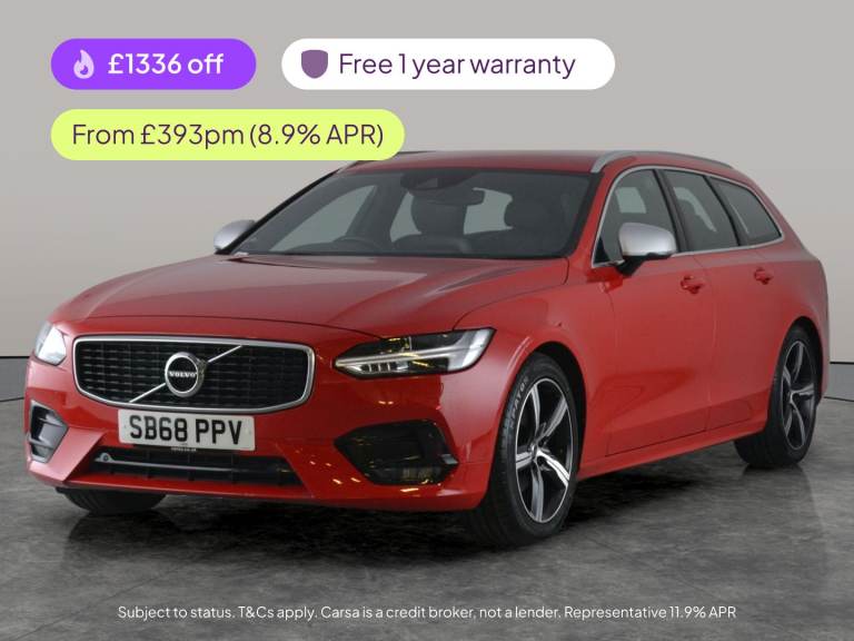 2018 Volvo V90 2.0 D4 R-Design Estate 5dr Diesel Auto Euro 6 (s/s) (190 ps) - B PILLAR VEN Estate...