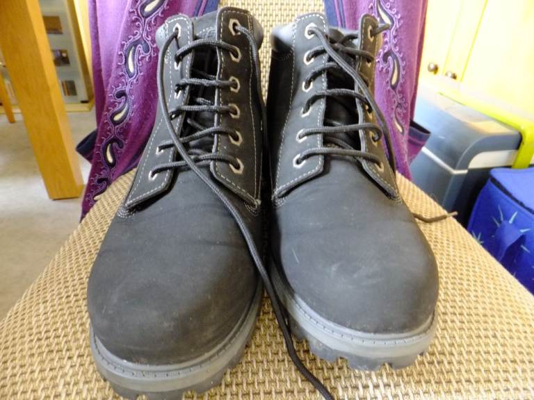 Black Sketchers Walking Boots  UK Size 10