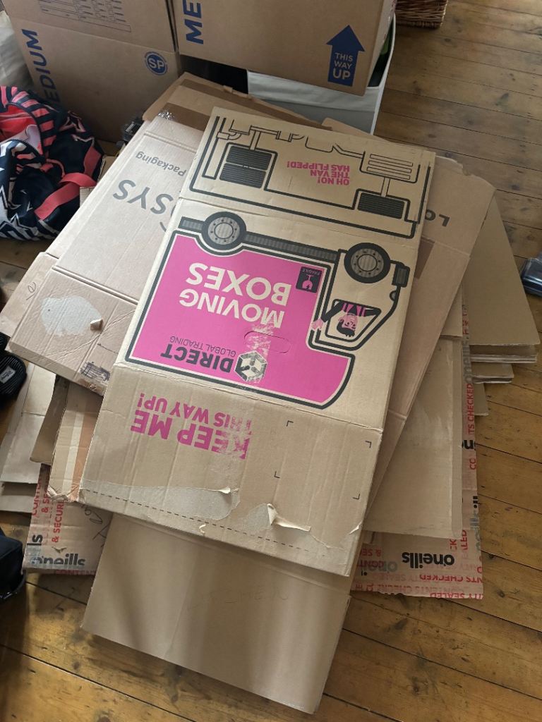 Job lot of Packing boxes for house move or storage 