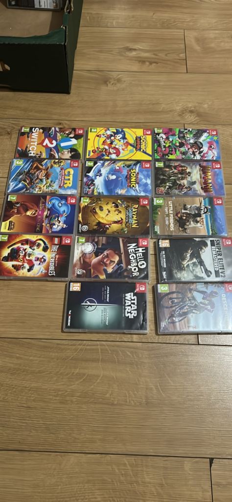 Nintendo switch games -  Sonic , crash bandicoot , lego     - boxed - 20 pounds each