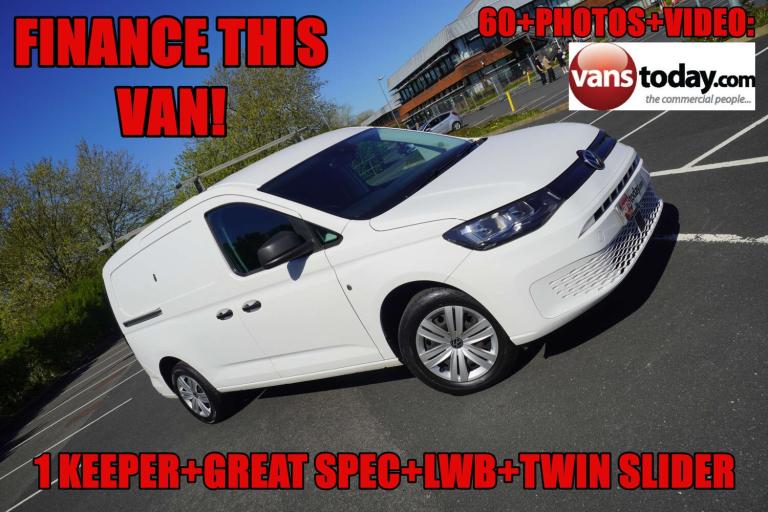 2022 Volkswagen Caddy 2.0 Caddy Maxi C20 Commerce+ TDI + Air Con + Twin Slider Panel Van Diesel M...