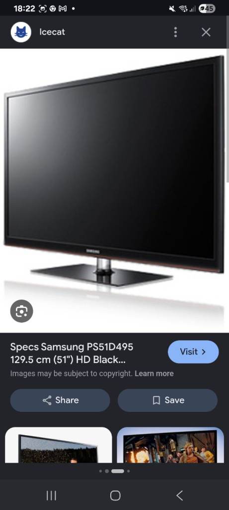 51 inch samsung plasma tv