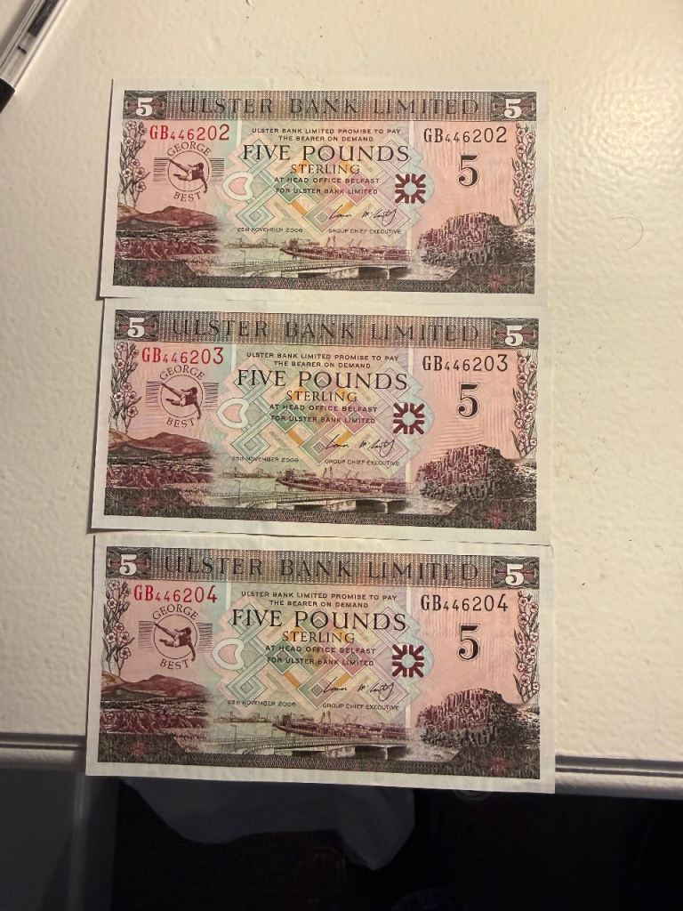 George Best commemorative bank notes 