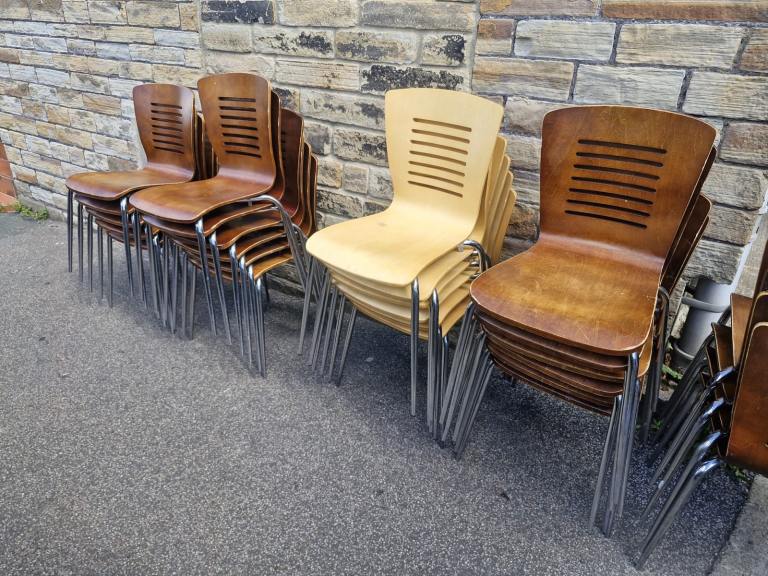 Stackable dining chairs for cafes and restaurant (55 available) £25 each