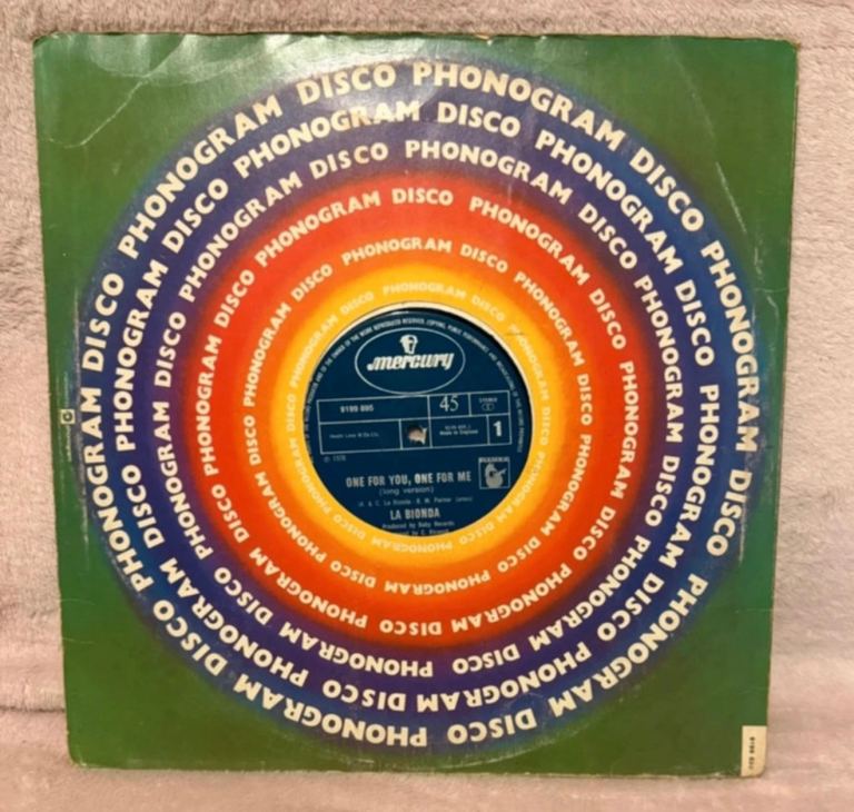 La Bionda - One For You, One For Me - 7" Vinyl Record
