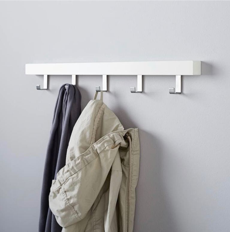 IKEA TJUSIG Hanger for over-the-door, white 60cm