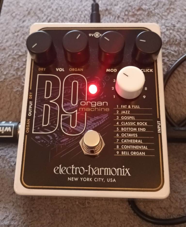 EHX EHX B9 organ pedal boxed with manual and psu