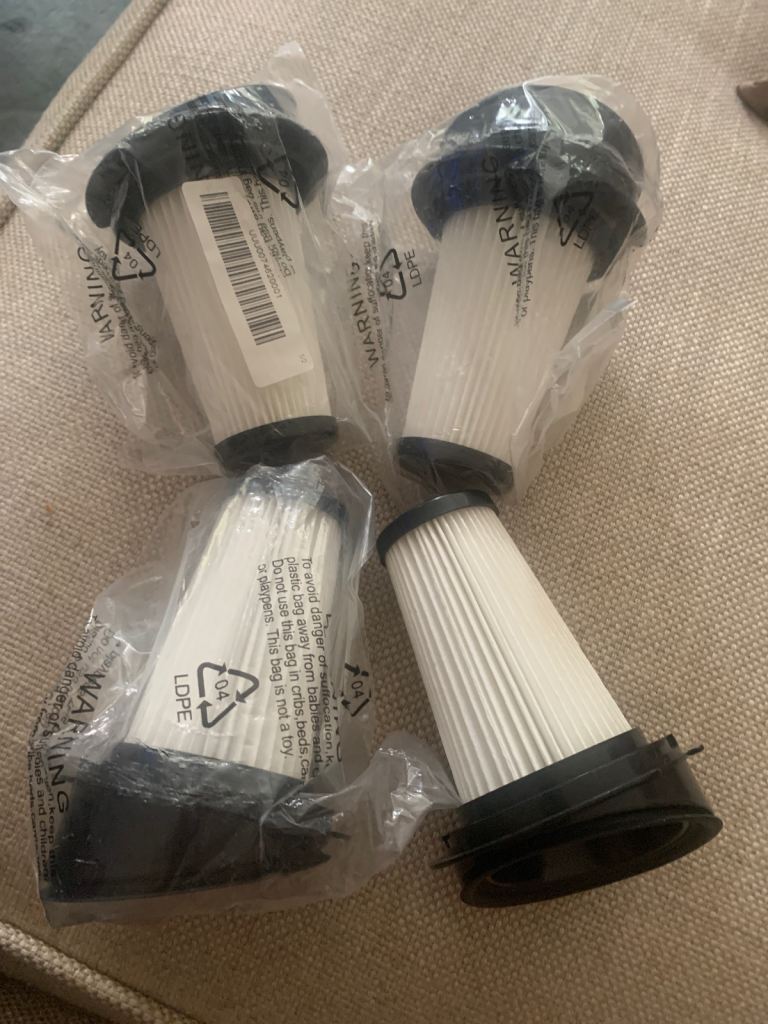 Filters for hand held vacuum