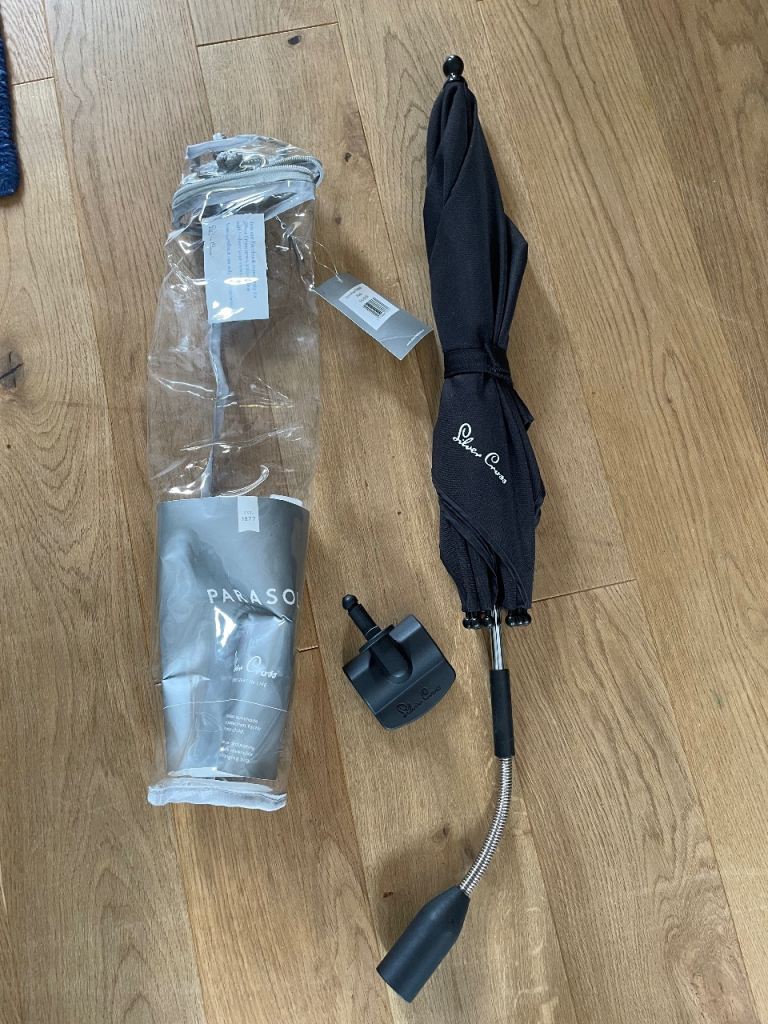 Silver Cross Universal Black Pram Parasol