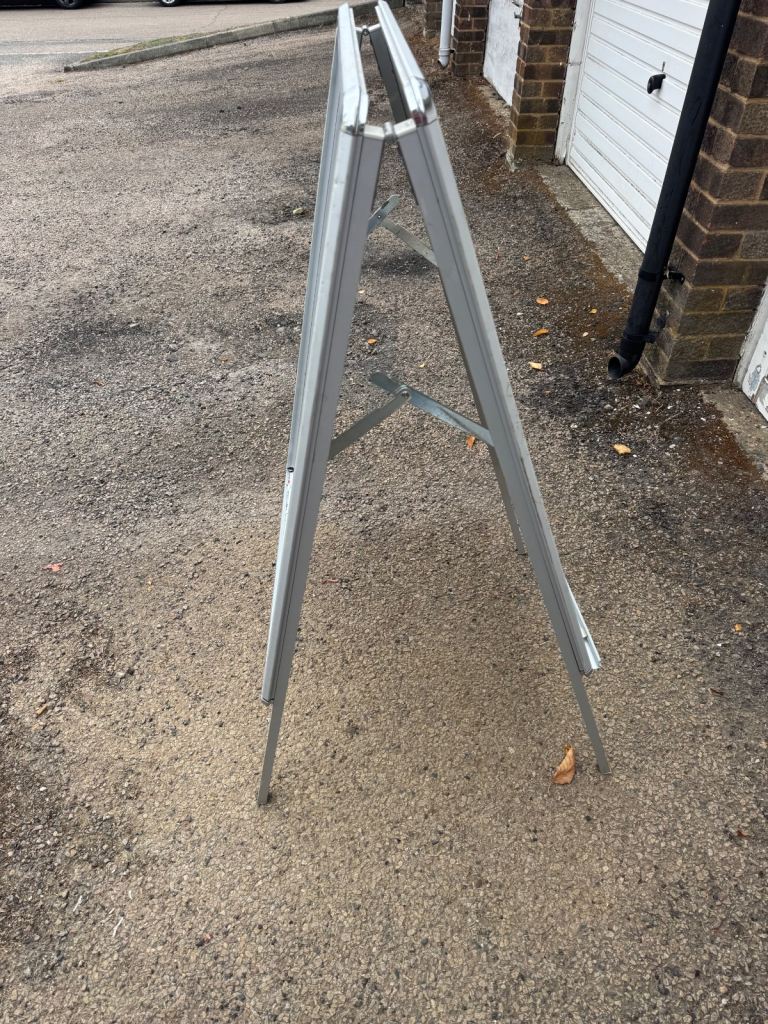 A2 pavement poster display 