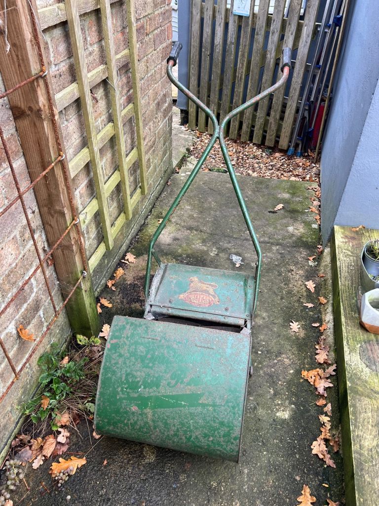 Original vintage qualcast push lawn mower