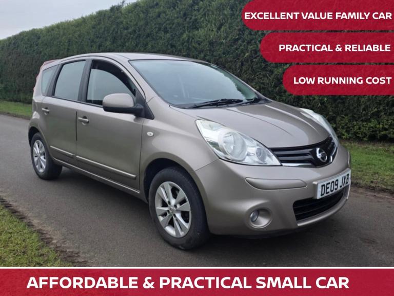 2009 Nissan Note 1.4 Acenta 5dr Hatchback Petrol Manual