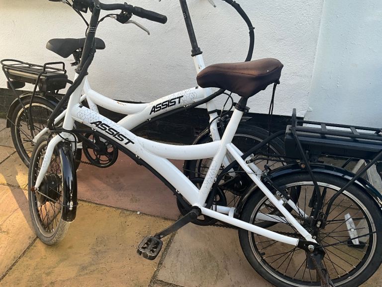 2 Assist Electric City Bike - White