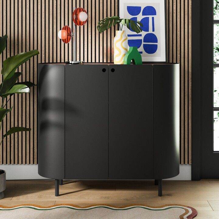 Elements Griffin Small Sideboard – Black