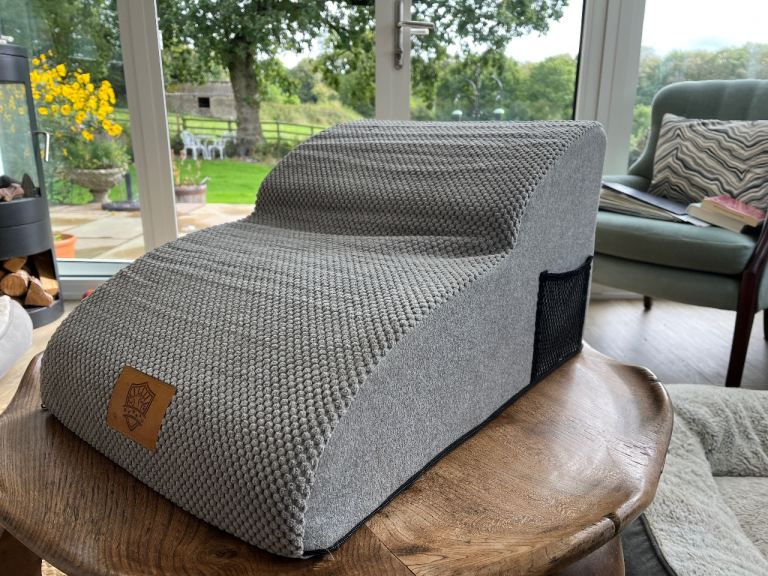 Grey Pet Ramp for Small Dogs or Cats