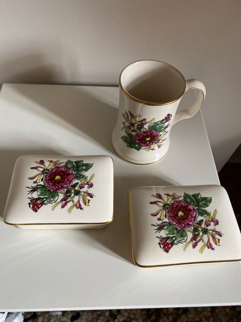 image for Ridgeways pottery -  3 piece - made 1953