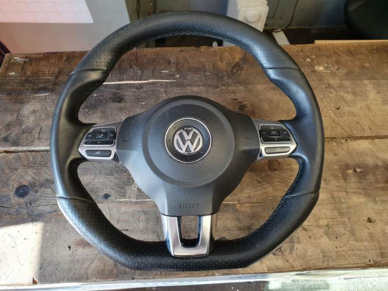 VW MK6 GOLF SCIROCCO TIGUAN CADDY T5 T6 STEERING WHEEL 