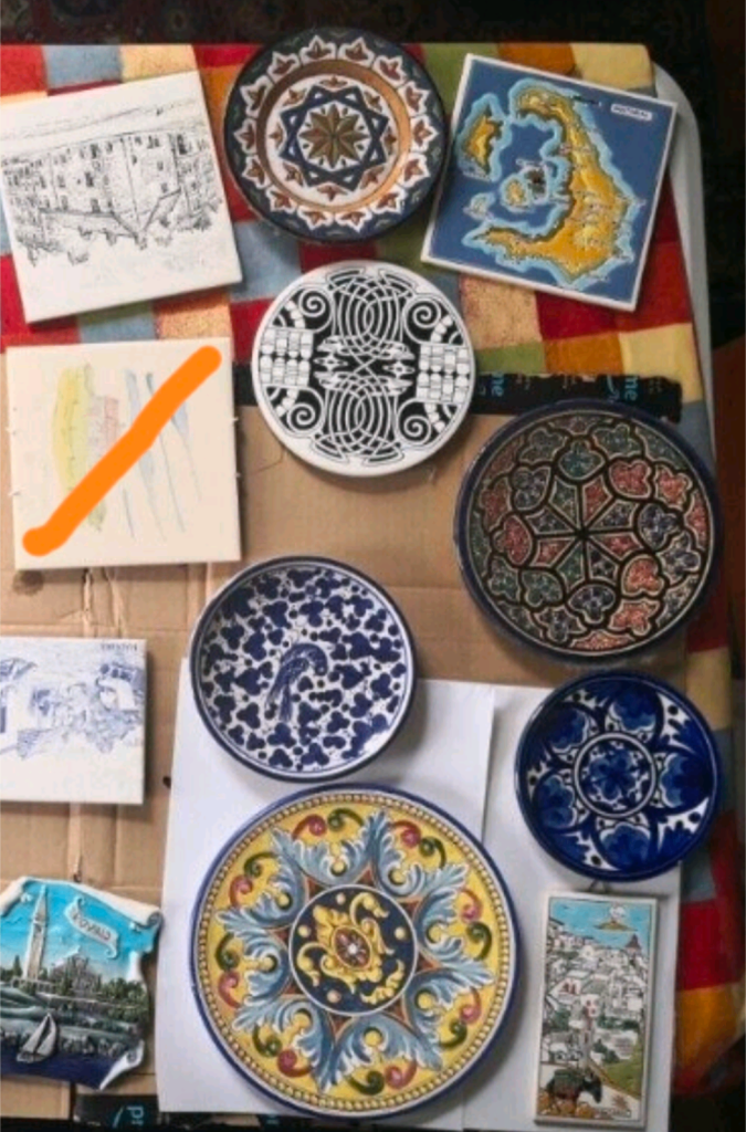 Decorative collectable plates 