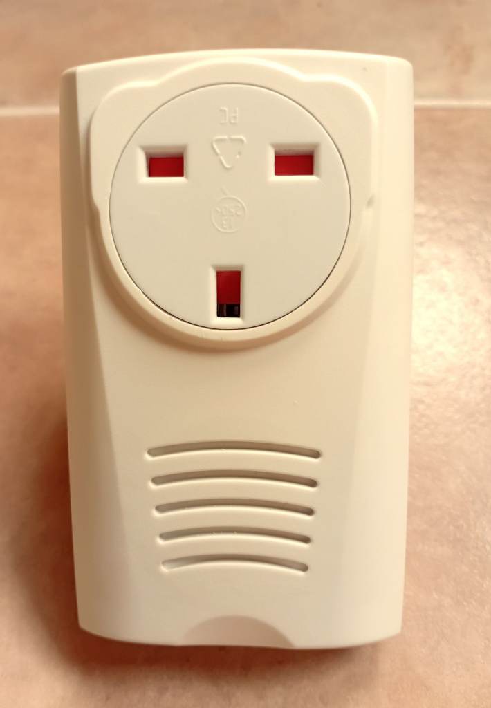 Wireless plug through doorbell reciever