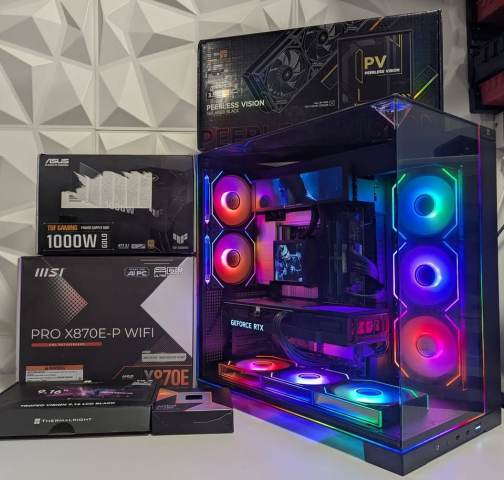 Ryzen 7 9850x3d RTX 5080 64GB DDR5 2TB Gaming PC | in Romford