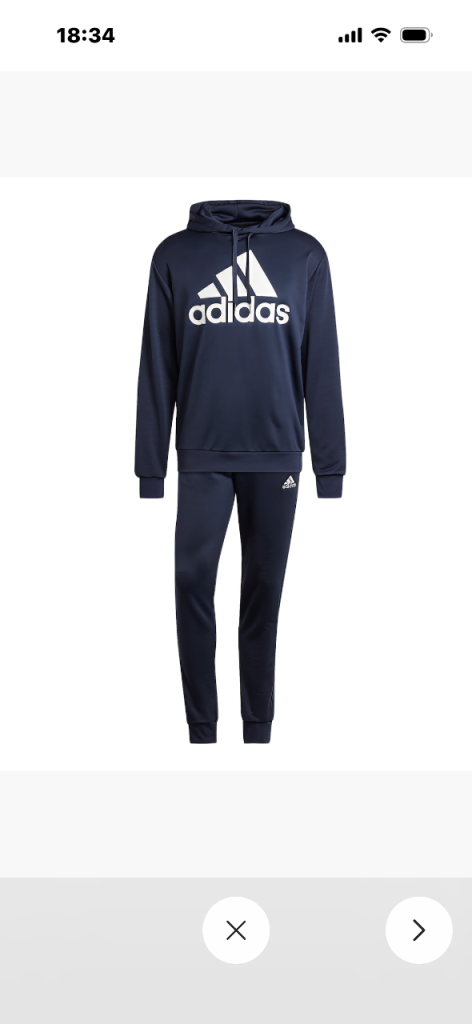 Adidas Navy Blue Tracksuit – Brand New with Tags