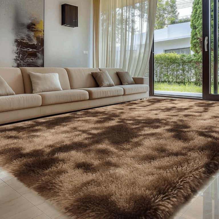 Fluffy Rugs Anti-Slip Large Shaggy Rug 
