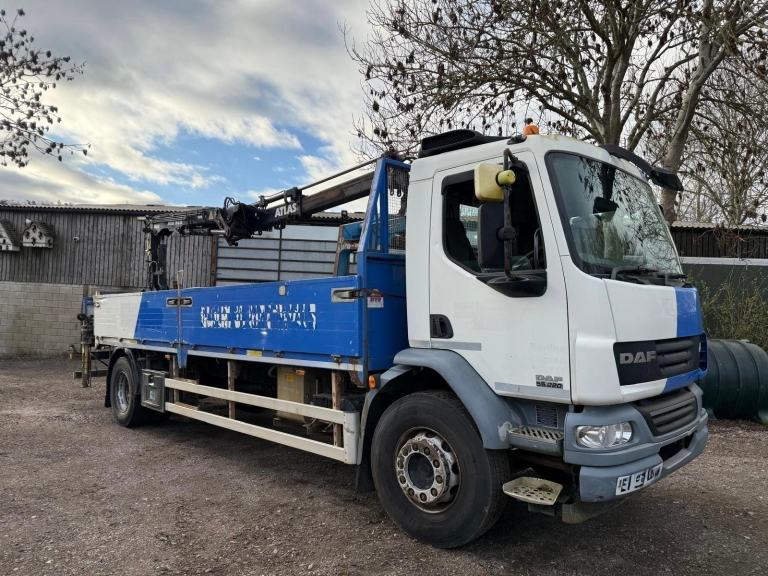 2013 DAF LF 55.220 DROPSIDE 18T WITH ATLAS 104.3E CRANE