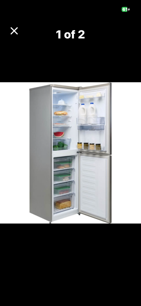 Beko Silver fridge freezer 
