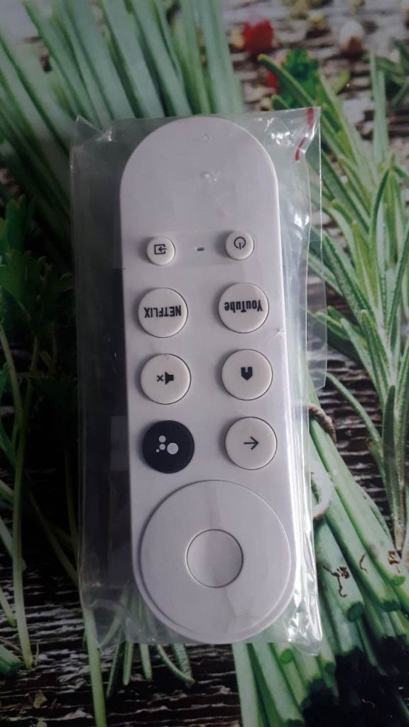 New Google Chromecast with Google TV Remote Control - White