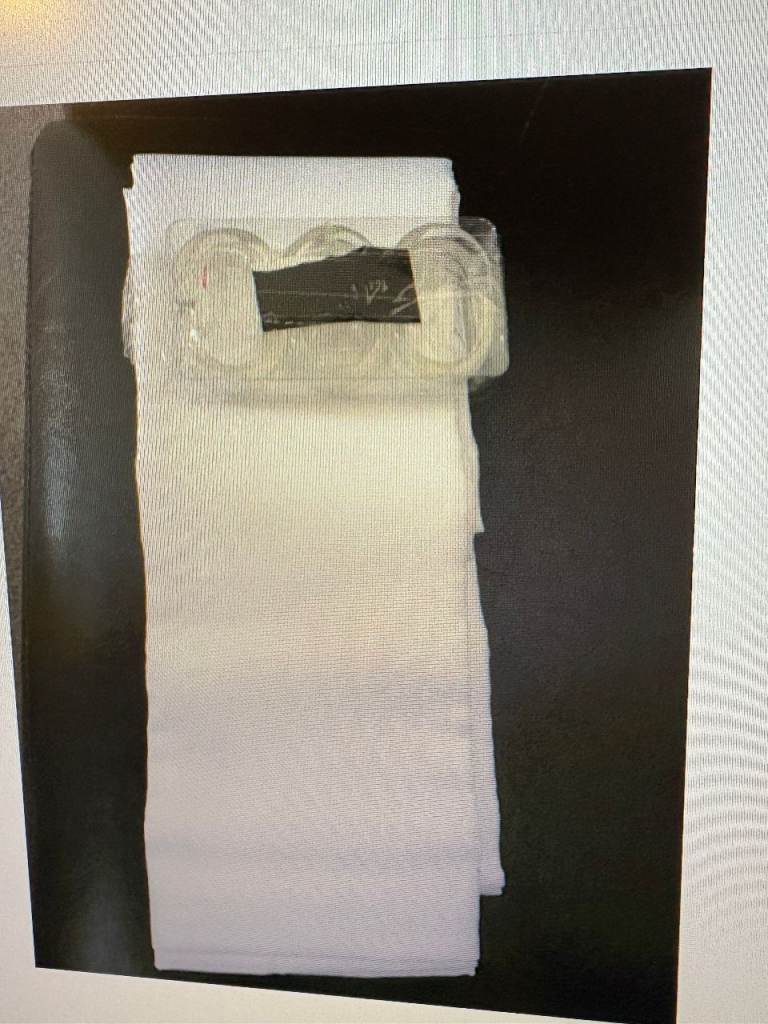 New White Shower Curtain, Bargain