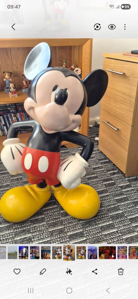 Mickey mouse large ornament