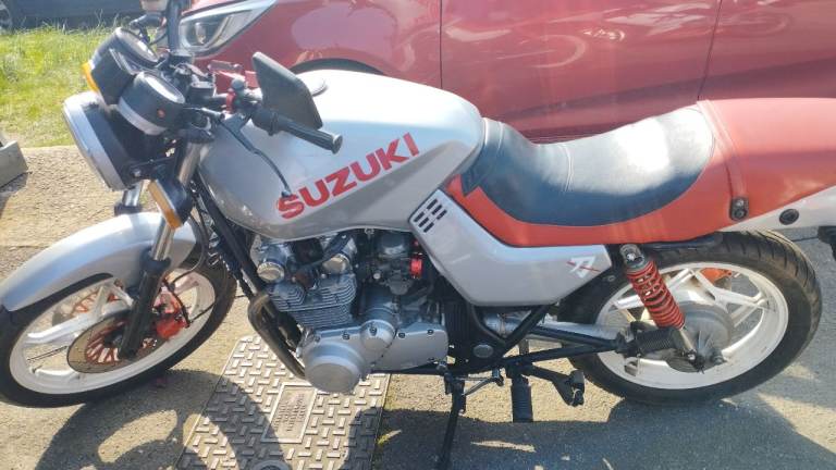 Motorcycle, Suzuki Katana 650 Shaft Drive