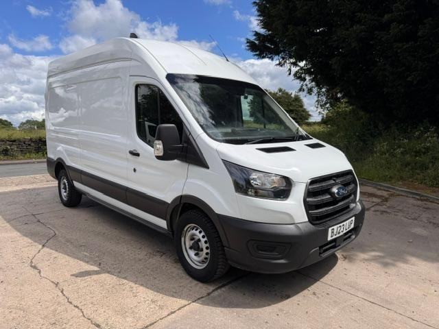 2023 23 Ford Transit BASE 130 MWB high roof panel van beacons air con