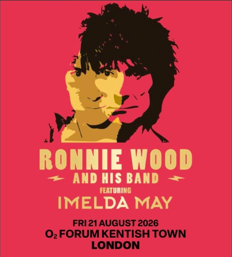 Ronnie Wood & His Band feat. Imelda May Concert Ticket - O2 Forum Kentish Town