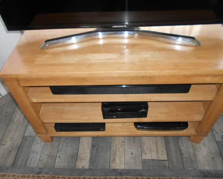 Solid Oak TV unit