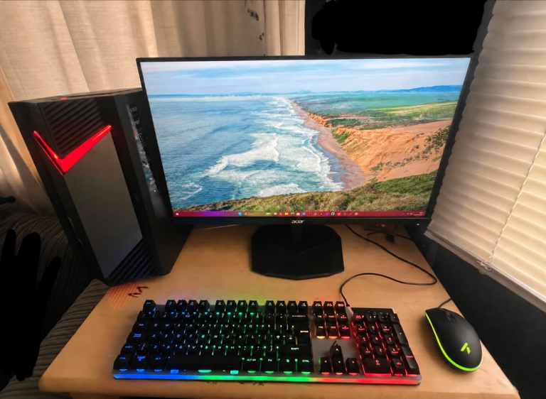 Acer Nitro N50-656 Gaming PC with Monitor, Keyboard, Mouse