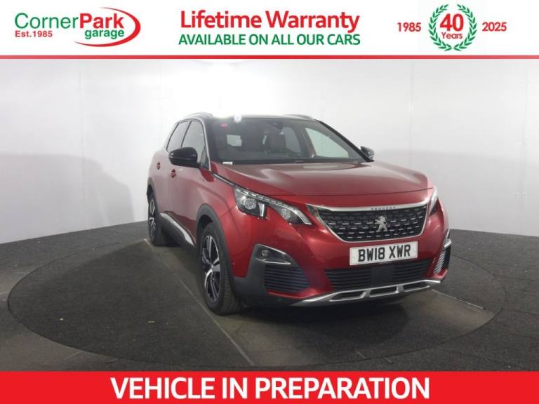 2018 Peugeot 3008 1.2 PureTech GT Line SUV 5dr Petrol Manual Euro 6 (s/s) (130 ps) Petrol Manual