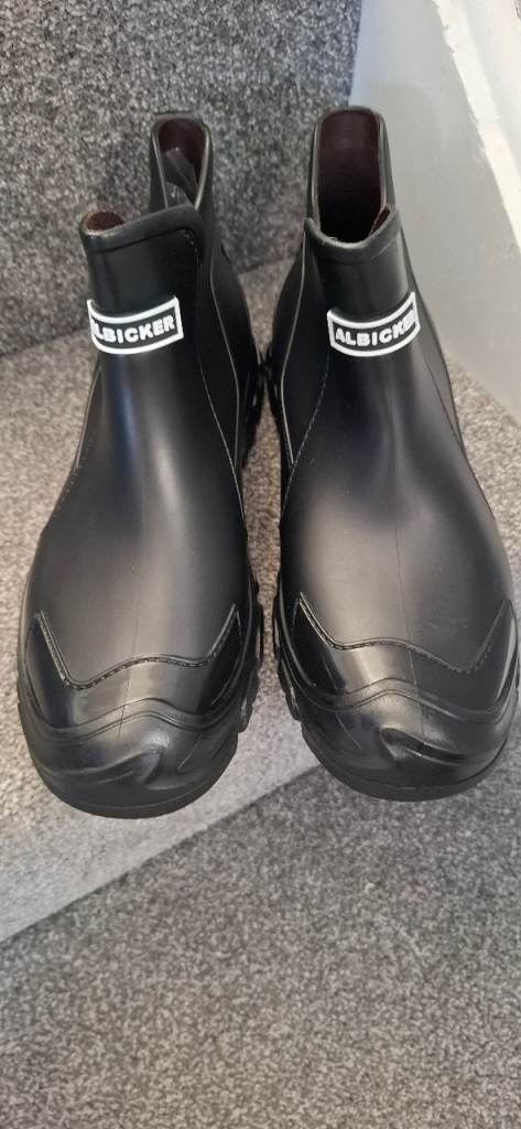 New Black ALBLCKER Men's Boots - Size 45